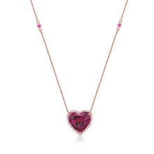 Load image into Gallery viewer, Tourmaline Heart Necklace
