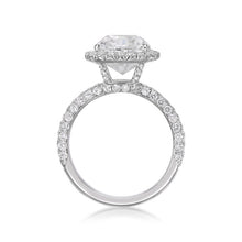 Load image into Gallery viewer, Round Halo Domed Diamond Ring
