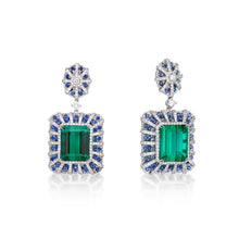 Load image into Gallery viewer, Green Tourmaline Earrings
