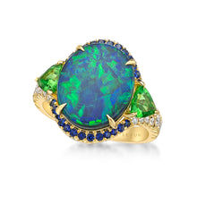 Load image into Gallery viewer, Opal Sapphire Diamond Ring
