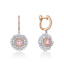 Load image into Gallery viewer, Fancy Pink Diamond Earrings
