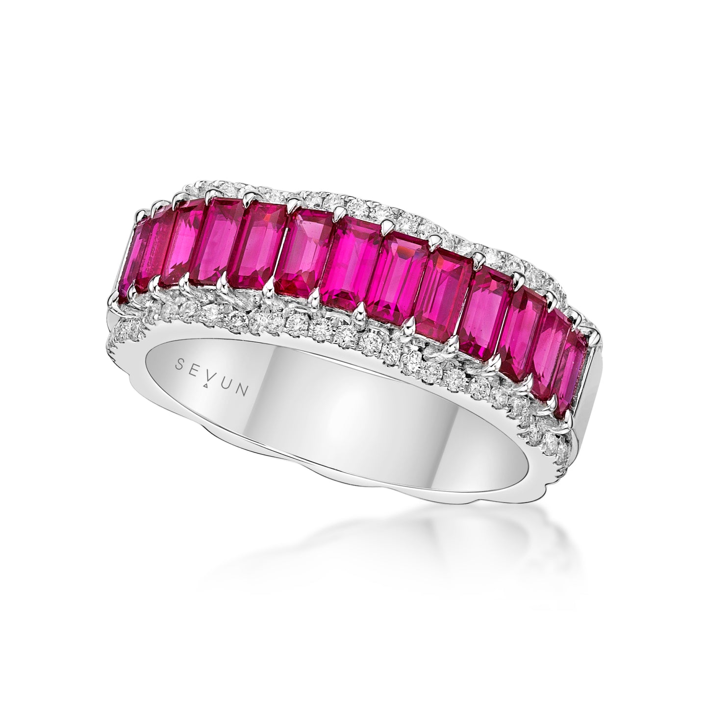 Ruby Petal Ring