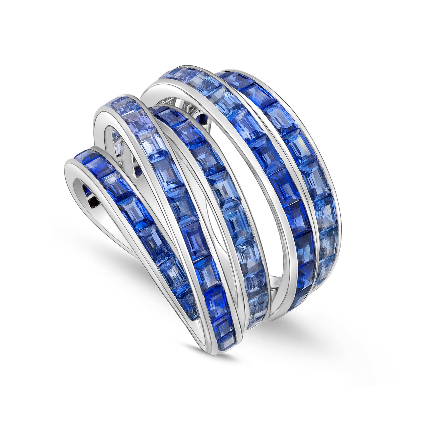 Blue Abundance Sapphire Ring